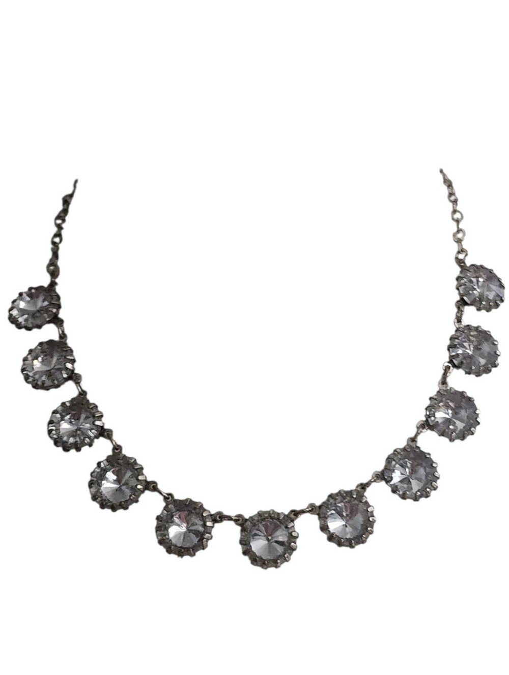 Crystal Round Pendant Necklace